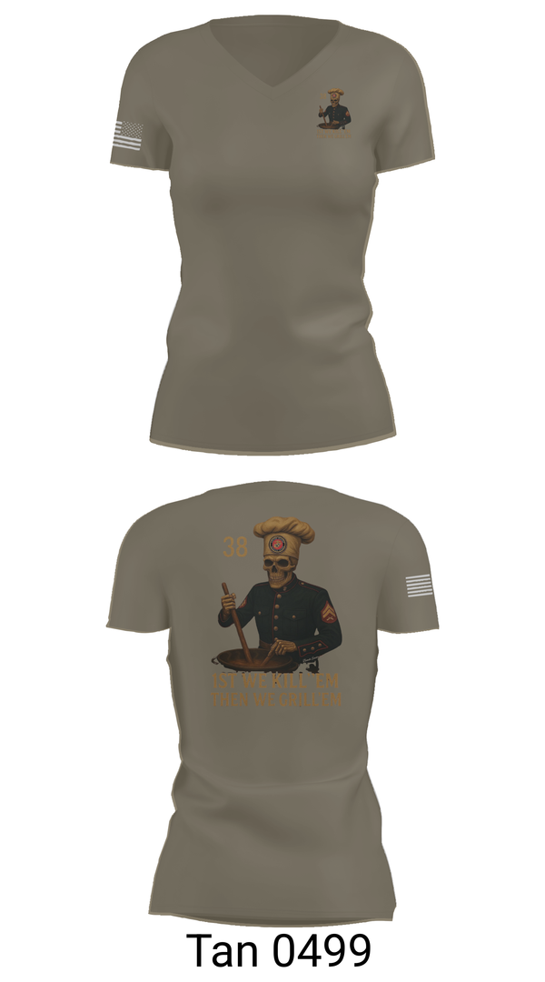 Womens Short Sleeve Vneck Shirt, 1/1, Marines, Teamtime, Team time, sublimation, custom sports apparel, team uniforms, spirit wear, spiritwear, sports uniforms, custom shirts, team store, custom team store, fundraiser sports, apparel fundraiser