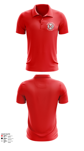 Short Sleeve Performance Polo, McLean High School Boys Volleyball, Men's Volleyball, Teamtime, Team time, sublimation, custom sports apparel, team uniforms, spirit wear, spiritwear, sports uniforms, custom shirts, team store, custom team store, fundraiser sports, apparel fundraiser