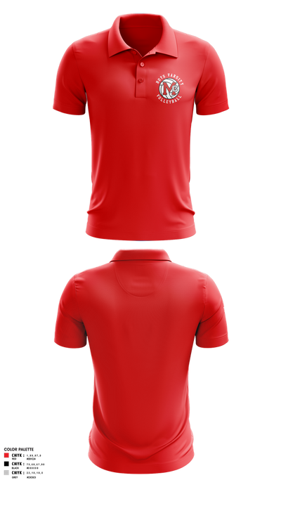McLean High School Boys Volleyball 48768744 Short Sleeve Performance Polo - 8