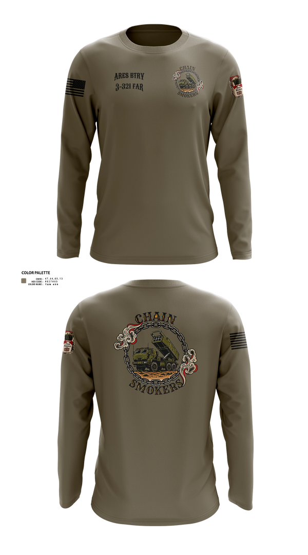 Long Sleeve Performance Shirt, 1/A/3-321 FAR, Army, Teamtime, Team time, sublimation, custom sports apparel, team uniforms, spirit wear, spiritwear, sports uniforms, custom shirts, team store, custom team store, fundraiser sports, apparel fundraiser