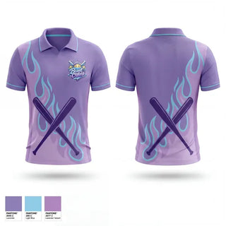 Short Sleeve Performance Polo, Firecrackers and Bunt Girls, Softball, Teamtime, Team time, sublimation, custom sports apparel, team uniforms, spirit wear, spiritwear, sports uniforms, custom shirts, team store, custom team store, fundraiser sports, apparel fundraiser