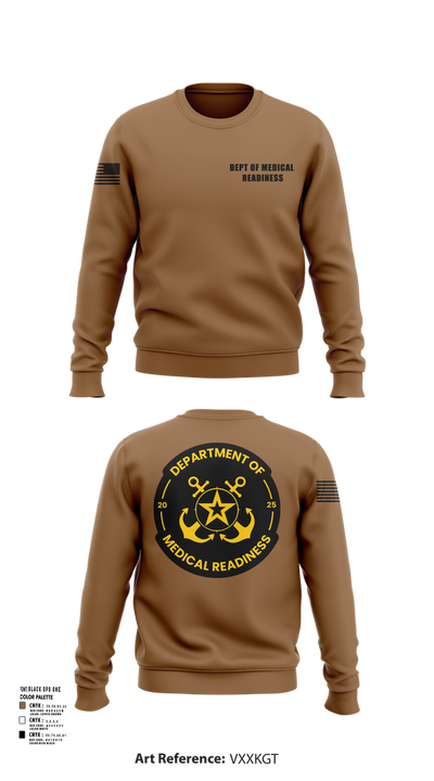 DEPT OF MEDICAL READINESS 60884043 Crew Neck Sweatshirt - 12