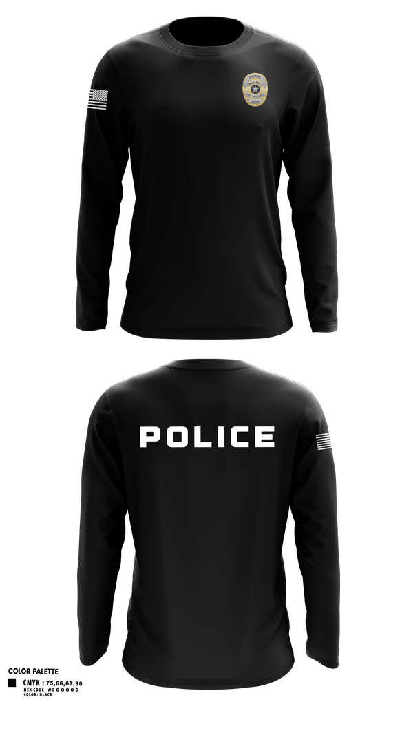Long Sleeve Performance Shirt, Police, Police, Teamtime, Team time, sublimation, custom sports apparel, team uniforms, spirit wear, spiritwear, sports uniforms, custom shirts, team store, custom team store, fundraiser sports, apparel fundraiser
