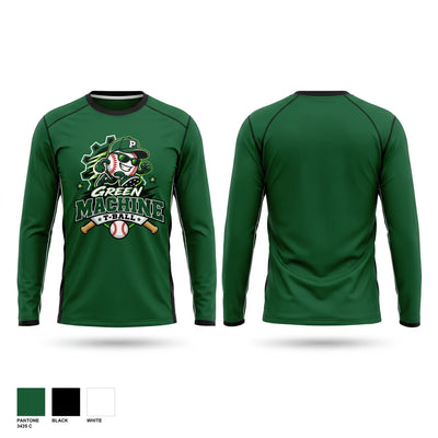 Green Machine Long Sleeve Performance Shirt - 2
