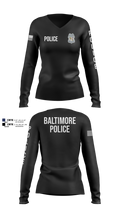Baltimore Police Department 87844161 Women's Long Sleeve V-neck Shirt - 108