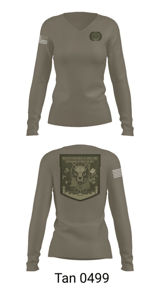 Womens Long Sleeve Vneck Shirt, Ms doc SOG, Police, Teamtime, Team time, sublimation, custom sports apparel, team uniforms, spirit wear, spiritwear, sports uniforms, custom shirts, team store, custom team store, fundraiser sports, apparel fundraiser