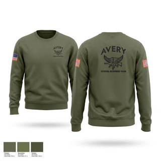 Crew Neck Sweatshirt, Avery SRT, Police, Teamtime, Team time, sublimation, custom sports apparel, team uniforms, spirit wear, spiritwear, sports uniforms, custom shirts, team store, custom team store, fundraiser sports, apparel fundraiser