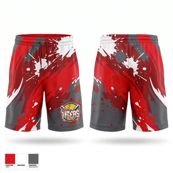 Athletic Shorts With Pockets, Lady Tigers, Softball, Teamtime, Team time, sublimation, custom sports apparel, team uniforms, spirit wear, spiritwear, sports uniforms, custom shirts, team store, custom team store, fundraiser sports, apparel fundraiser