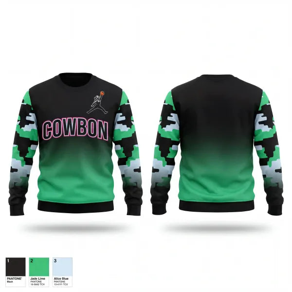 Crew Neck Sweatshirt, Space Cowboys, Men's Basketball, Teamtime, Team time, sublimation, custom sports apparel, team uniforms, spirit wear, spiritwear, sports uniforms, custom shirts, team store, custom team store, fundraiser sports, apparel fundraiser