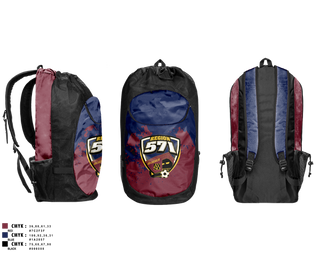 Gear Bag, AYSO Region 571, Men's Soccer, Teamtime, Team time, sublimation, custom sports apparel, team uniforms, spirit wear, spiritwear, sports uniforms, custom shirts, team store, custom team store, fundraiser sports, apparel fundraiser