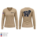 Bco Women's Long Sleeve V-neck Shirt - 1