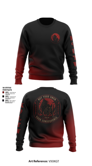 Crew Neck Sweatshirt, 633 SFS K9, Air Force, Teamtime, Team time, sublimation, custom sports apparel, team uniforms, spirit wear, spiritwear, sports uniforms, custom shirts, team store, custom team store, fundraiser sports, apparel fundraiser