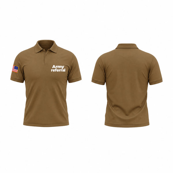 Short Sleeve Performance Polo, Army referral, Air Force, Teamtime, Team time, sublimation, custom sports apparel, team uniforms, spirit wear, spiritwear, sports uniforms, custom shirts, team store, custom team store, fundraiser sports, apparel fundraiser