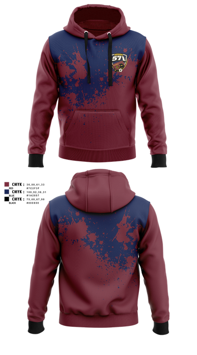 AYSO Region 571 86385672 Hoodie - 1