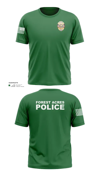 Old School Cotton Feel Shirt, FOREST ACRES POLICE DEPARTMENT, Police, Teamtime, Team time, sublimation, custom sports apparel, team uniforms, spirit wear, spiritwear, sports uniforms, custom shirts, team store, custom team store, fundraiser sports, apparel fundraiser