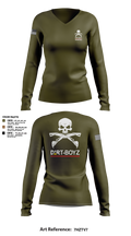 DirtBoyz 22513756 Women's Long Sleeve V-neck Shirt - 1