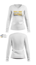 Emory & Henry Volleyball 34744696 Women's Long Sleeve V-neck Shirt - 4
