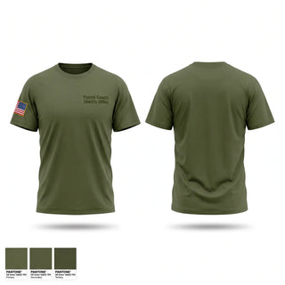 Old School Cotton Feel Shirt, Patrick County Sheriff’s Office, Police, Teamtime, Team time, sublimation, custom sports apparel, team uniforms, spirit wear, spiritwear, sports uniforms, custom shirts, team store, custom team store, fundraiser sports, apparel fundraiser