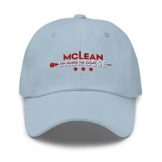 McLean Lacrosse 4222759 Classic Dad Hat | Yupoong 6245CM