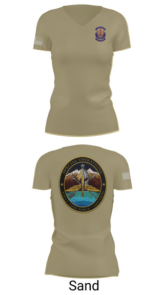 Womens Short Sleeve Vneck Shirt, IWTF-C, Air Force, Teamtime, Team time, sublimation, custom sports apparel, team uniforms, spirit wear, spiritwear, sports uniforms, custom shirts, team store, custom team store, fundraiser sports, apparel fundraiser