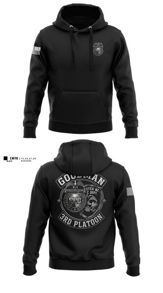 Hoodie, RPD, Police, Teamtime, Team time, sublimation, custom sports apparel, team uniforms, spirit wear, spiritwear, sports uniforms, custom shirts, team store, custom team store, fundraiser sports, apparel fundraiser