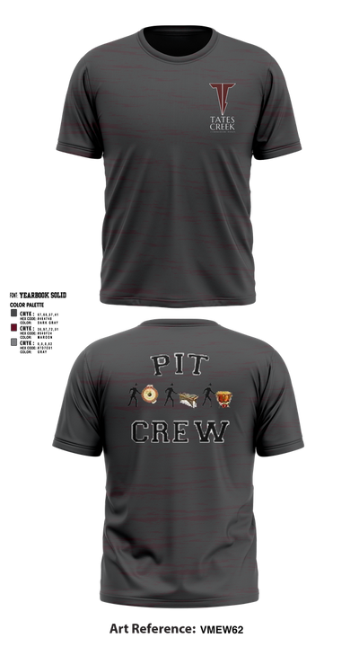 Tates Creek Commodore Marching Band 89395376 Short Sleeve Performance Shirt - 1 (1)