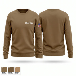Crew Neck Sweatshirt, USAFSAM, Air Force, Teamtime, Team time, sublimation, custom sports apparel, team uniforms, spirit wear, spiritwear, sports uniforms, custom shirts, team store, custom team store, fundraiser sports, apparel fundraiser