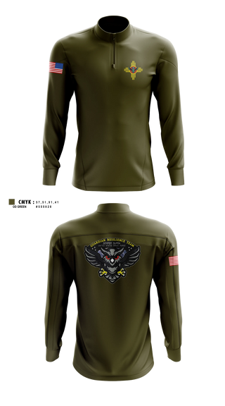 Quarter Zip Jacket, Guardian Resilience Team, Space Force, Teamtime, Team time, sublimation, custom sports apparel, team uniforms, spirit wear, spiritwear, sports uniforms, custom shirts, team store, custom team store, fundraiser sports, apparel fundraiser