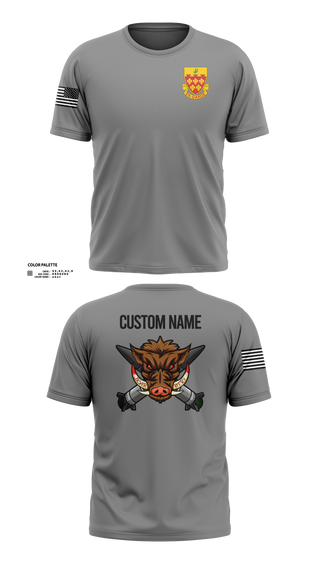 Short Sleeve Performance Shirt, 1-77 FA Bravo Btry, Army, Teamtime, Team time, sublimation, custom sports apparel, team uniforms, spirit wear, spiritwear, sports uniforms, custom shirts, team store, custom team store, fundraiser sports, apparel fundraiser