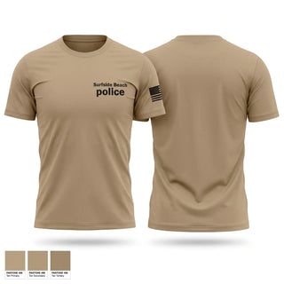 Short Sleeve Performance Shirt, Surfside Beach police, Police, Teamtime, Team time, sublimation, custom sports apparel, team uniforms, spirit wear, spiritwear, sports uniforms, custom shirts, team store, custom team store, fundraiser sports, apparel fundraiser