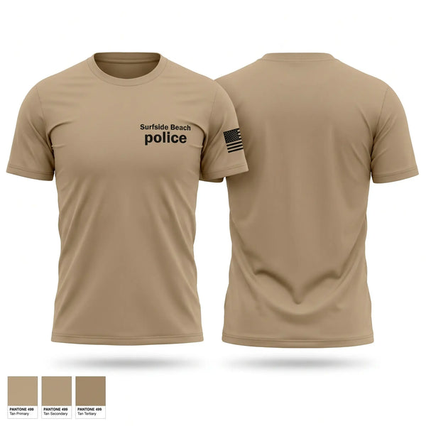 Short Sleeve Performance Shirt, Surfside Beach police, Police, Teamtime, Team time, sublimation, custom sports apparel, team uniforms, spirit wear, spiritwear, sports uniforms, custom shirts, team store, custom team store, fundraiser sports, apparel fundraiser