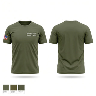 Short Sleeve Performance Shirt, Nevada County Sheriff’s Office, Police, Teamtime, Team time, sublimation, custom sports apparel, team uniforms, spirit wear, spiritwear, sports uniforms, custom shirts, team store, custom team store, fundraiser sports, apparel fundraiser