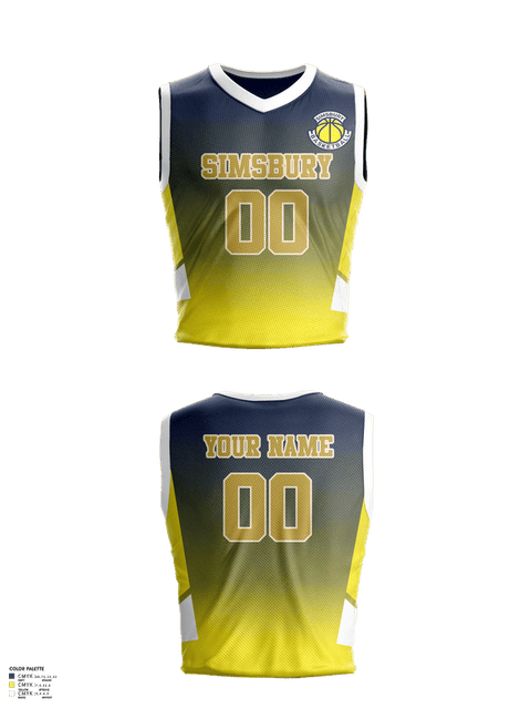 Mens Basketball Jersey, Simsbury, Men's Basketball, Teamtime, Team time, sublimation, custom sports apparel, team uniforms, spirit wear, spiritwear, sports uniforms, custom shirts, team store, custom team store, fundraiser sports, apparel fundraiser