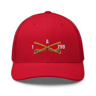 A Troop, 1st squadron-299th Calvary Regiment 70291790 Retro Trucker Hat | Yupoong 6606