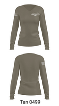 Hudson Police Department K-9 Unit 37298929 Women's Long Sleeve V-neck Shirt - 11