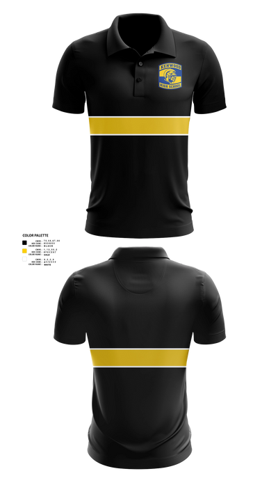 The Black Knights 53401039 Short Sleeve Performance Polo - 21