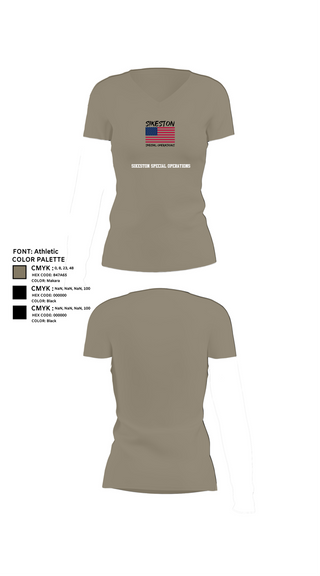 Womens Short Sleeve Vneck Shirt, Sikeston Special operations, , Teamtime, Team time, sublimation, custom sports apparel, team uniforms, spirit wear, spiritwear, sports uniforms, custom shirts, team store, custom team store, fundraiser sports, apparel fundraiser