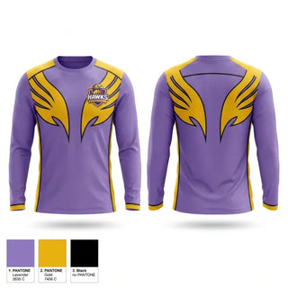 Long Sleeve Performance Shirt, Hawks Basketball, Men's Basketball, Teamtime, Team time, sublimation, custom sports apparel, team uniforms, spirit wear, spiritwear, sports uniforms, custom shirts, team store, custom team store, fundraiser sports, apparel fundraiser