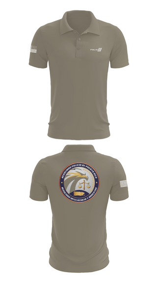 Short Sleeve Performance Polo, Inteligencia criminal, Police, Teamtime, Team time, sublimation, custom sports apparel, team uniforms, spirit wear, spiritwear, sports uniforms, custom shirts, team store, custom team store, fundraiser sports, apparel fundraiser