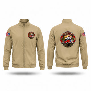Windbreaker, Holstein fire and ems, Fire Department, Teamtime, Team time, sublimation, custom sports apparel, team uniforms, spirit wear, spiritwear, sports uniforms, custom shirts, team store, custom team store, fundraiser sports, apparel fundraiser
