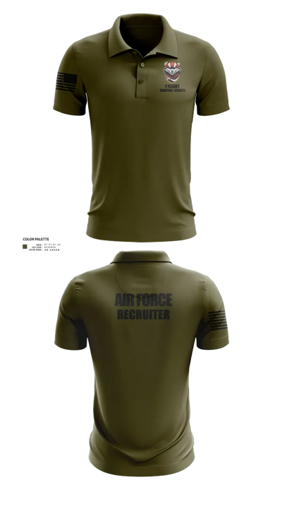 336 RCS F Flight 15570054 Short Sleeve Performance Polo - 132