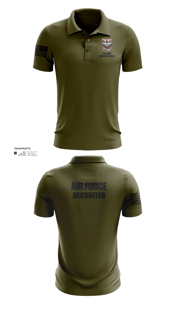Short Sleeve Performance Polo, 336 RCS F Flight, , Teamtime, Team time, sublimation, custom sports apparel, team uniforms, spirit wear, spiritwear, sports uniforms, custom shirts, team store, custom team store, fundraiser sports, apparel fundraiser