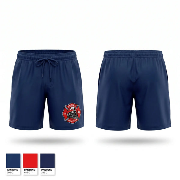 Athletic Shorts With Pockets, Station 42, Fire Department, Teamtime, Team time, sublimation, custom sports apparel, team uniforms, spirit wear, spiritwear, sports uniforms, custom shirts, team store, custom team store, fundraiser sports, apparel fundraiser