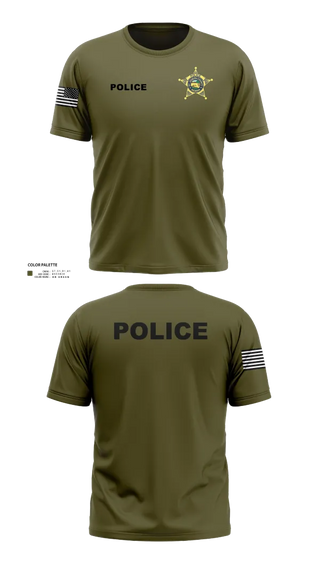 Short Sleeve Performance Shirt, St. Joseph County Police Department, , Teamtime, Team time, sublimation, custom sports apparel, team uniforms, spirit wear, spiritwear, sports uniforms, custom shirts, team store, custom team store, fundraiser sports, apparel fundraiser
