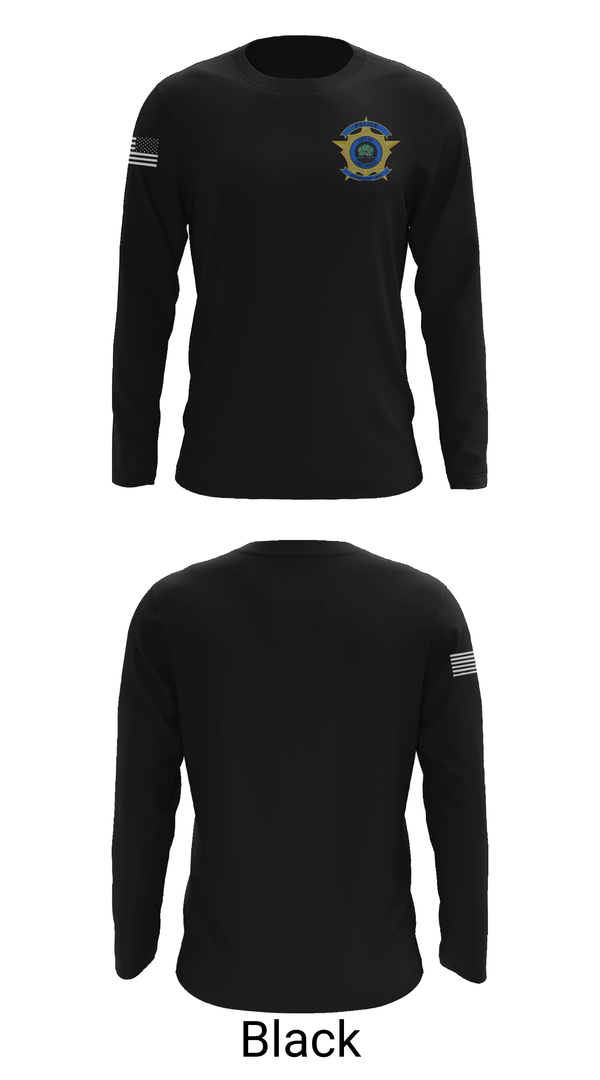 Long Sleeve Performance Shirt, Lake Forest Police Department, Police, Teamtime, Team time, sublimation, custom sports apparel, team uniforms, spirit wear, spiritwear, sports uniforms, custom shirts, team store, custom team store, fundraiser sports, apparel fundraiser