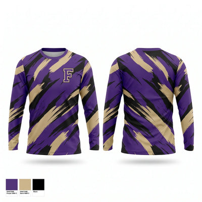 Fowlerville Gladiators Long Sleeve Performance Shirt 1