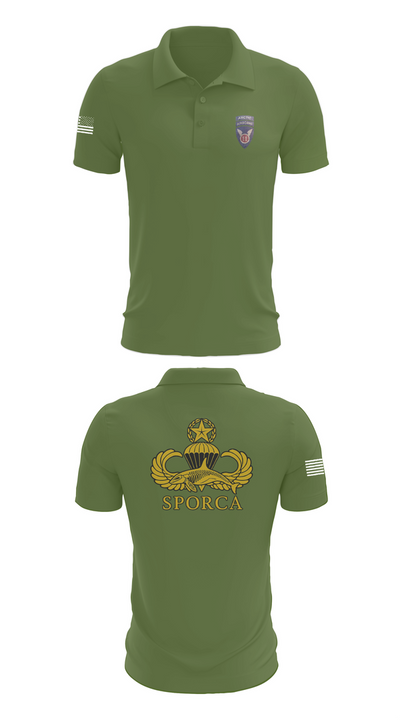 HHC, 725th BSB, 2/11 ABN 60450705 Short Sleeve Performance Polo - 47