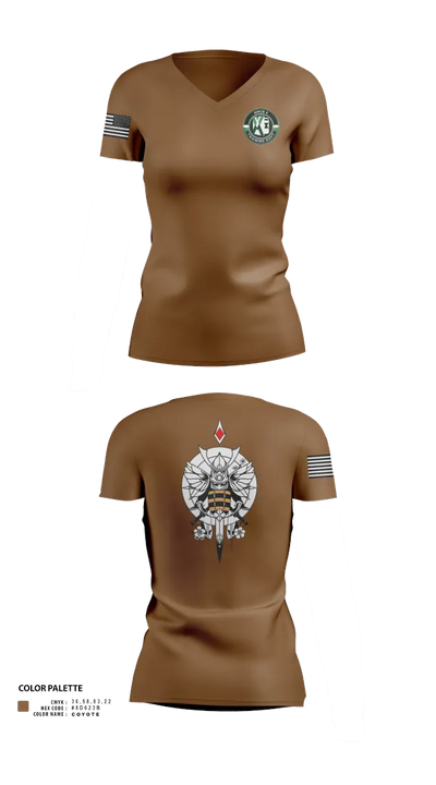 S7 16767122 Women's Short Sleeve V-neck Shirt - 21