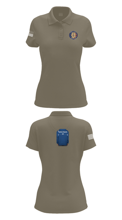 Cayce Police K9 35627395 Women's Short Sleeve Performance Polo  - 71