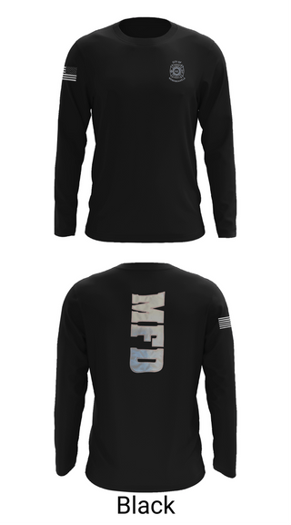 Long Sleeve Performance Shirt, City Of Monongahela Fire Department, Fire Department, Teamtime, Team time, sublimation, custom sports apparel, team uniforms, spirit wear, spiritwear, sports uniforms, custom shirts, team store, custom team store, fundraiser sports, apparel fundraiser